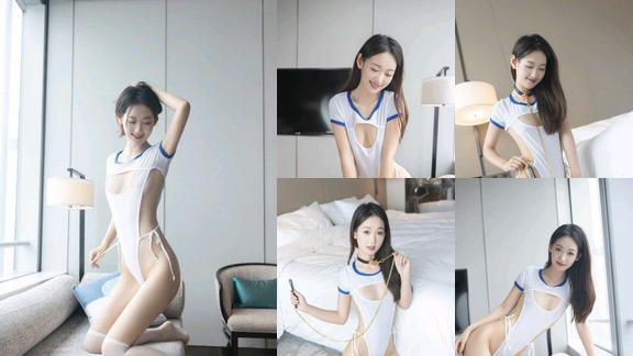 XiuRen秀人网 No.3877 唐安琪内衣配白丝袜