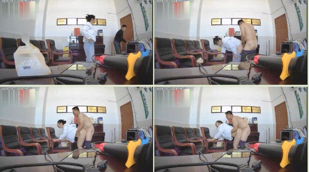 老干部与女下属会议室啪啪又没关摄像头 看老色鬼这猴急样 操的人家一点都不舒服