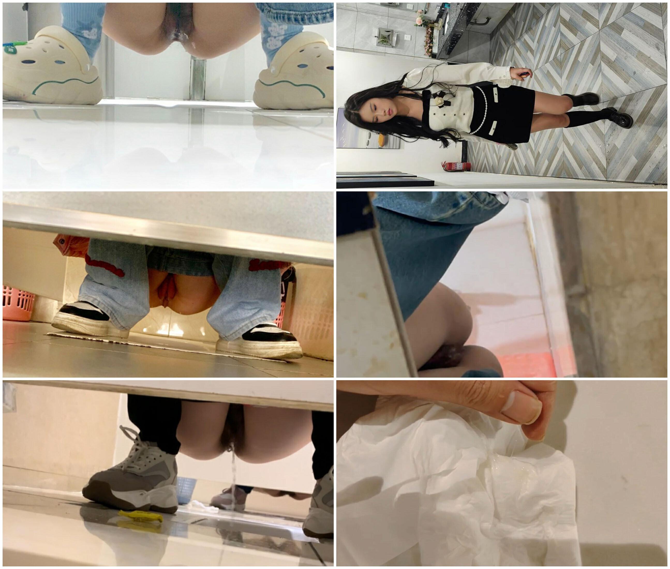 大神原版厕拍妹子手淫 都是粉嫩的鲍鱼还品尝妹子擦逼纸上面的白带