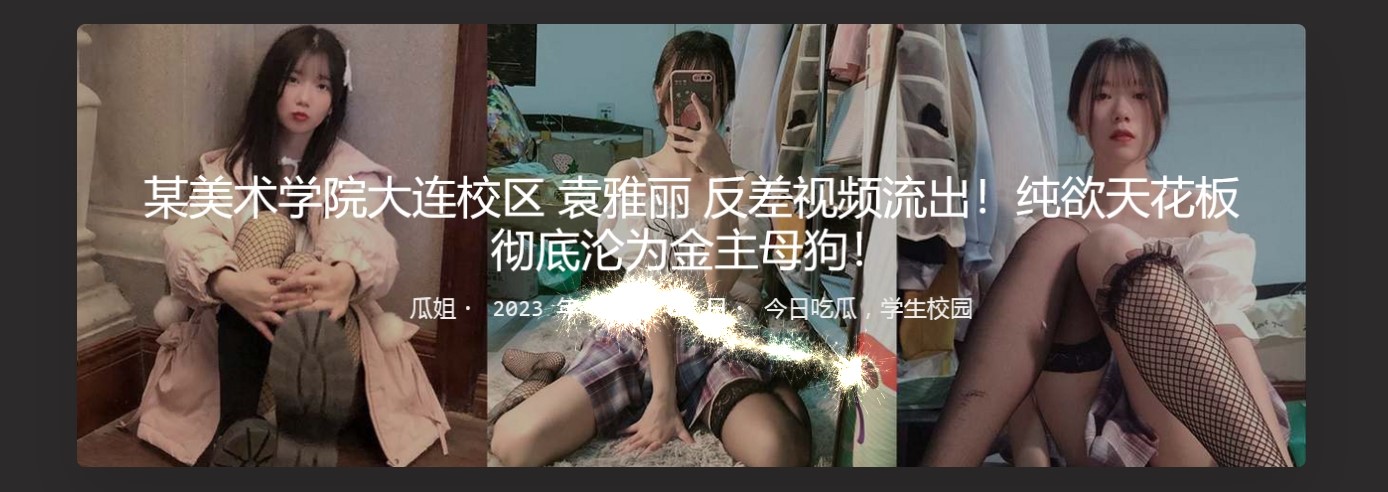 某美术学院大连校区 袁雅丽 反差视频流出!纯欲天花板彻底沦为金主母G!