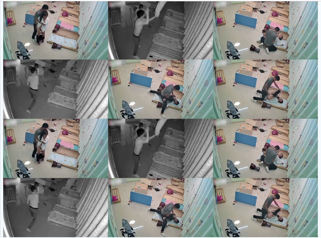 【门事件】 廊坊金湾幼师被前男友找上门争吵打砸过后被男友按在木板床上强J！