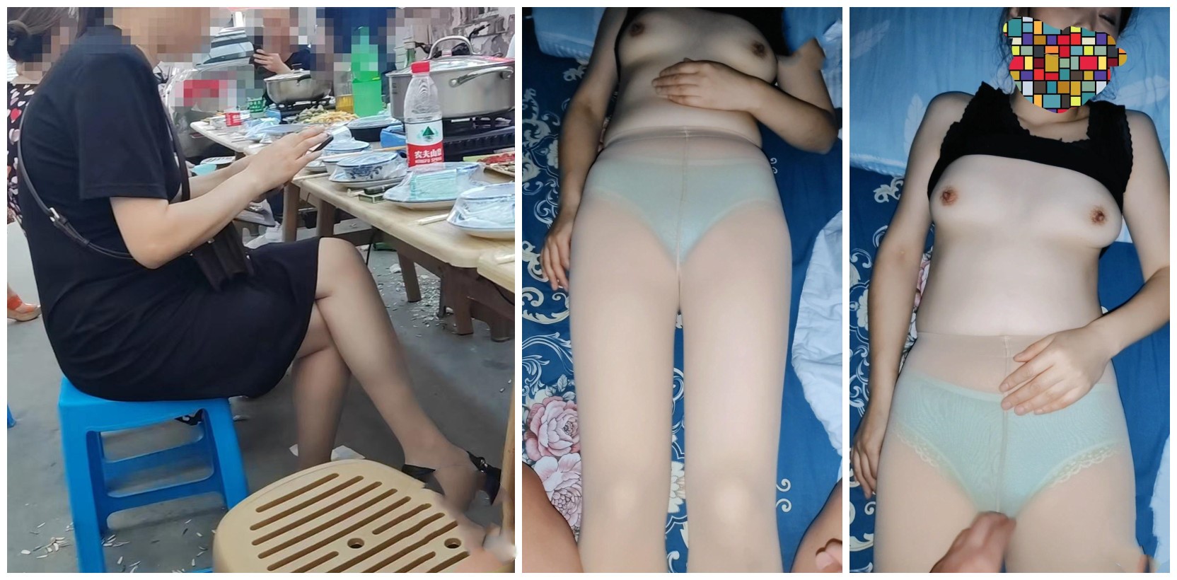 插内射肉丝开裆裤袜于老师（初中班主任）的少毛阴部