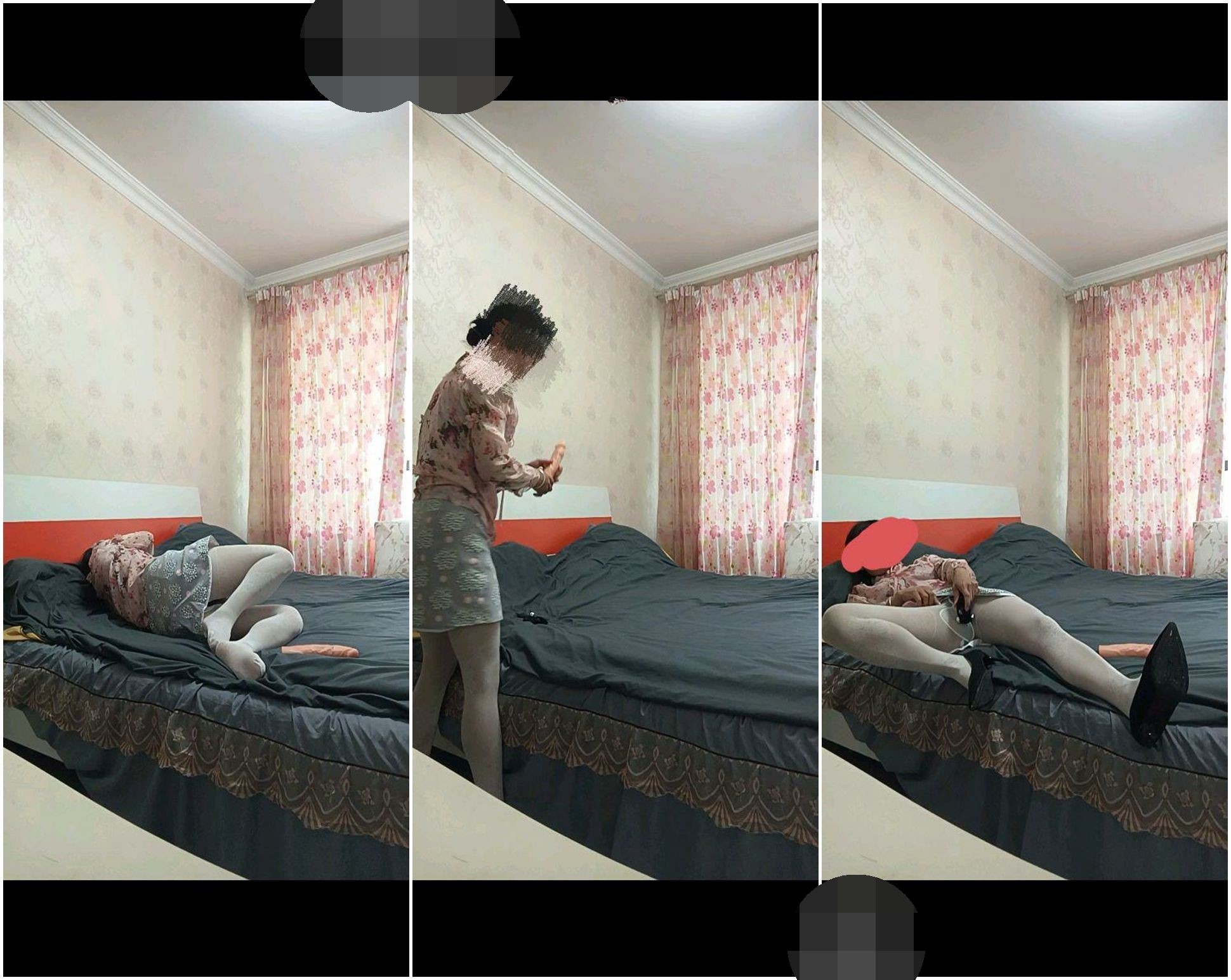 乱L偷情 监控拍下反差婊丈母娘阳具插B自慰 大神趁机勾引强上 良家熟女的丰满屁股非常诱惑刺激