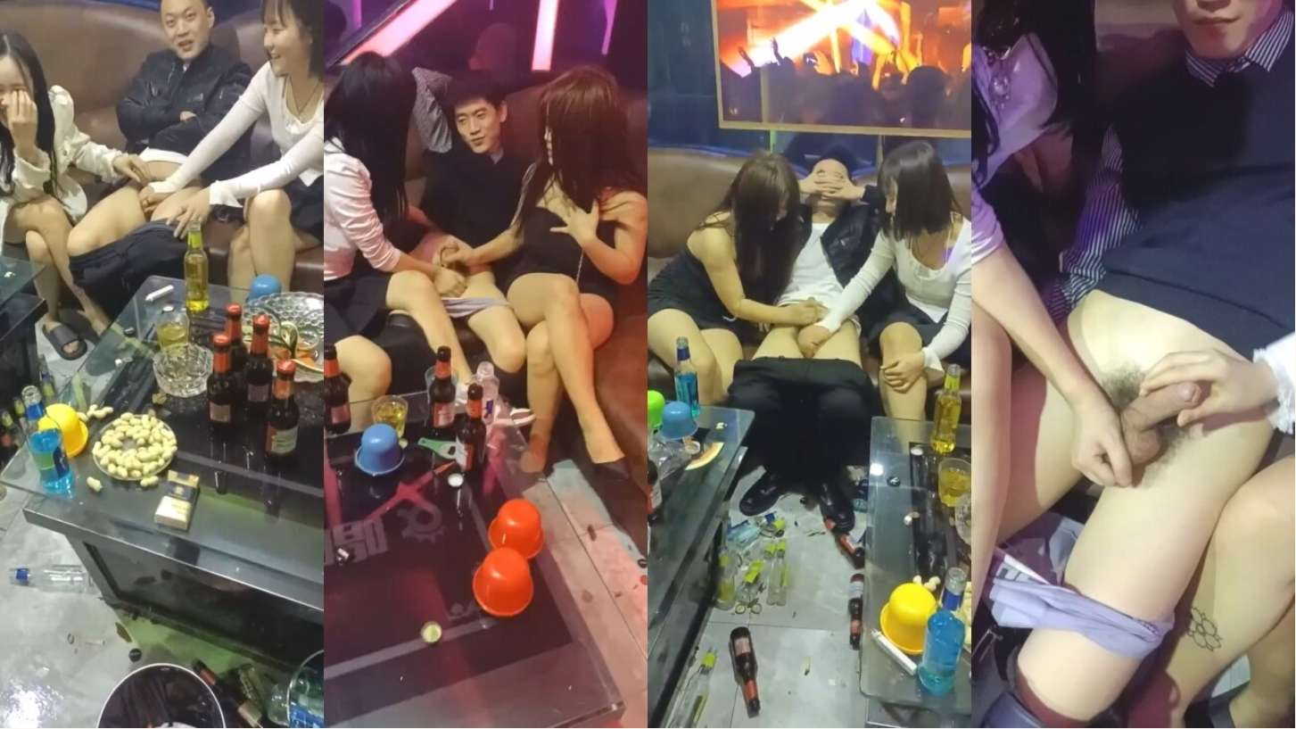 网曝門事件！曾炒得沸沸扬扬河北铺朱庄KTV4男6女聚众Y乱，玩游戏吃鸡大乱斗，画面太下流