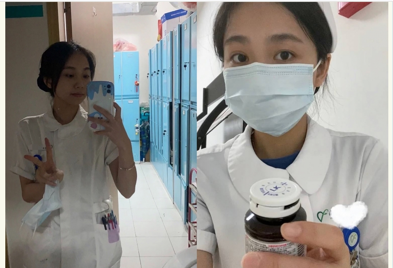 卫校毕业高颜大眼睛护士小姐姐兼职外围私拍流出，线下约炮金主被调教啪啪长得好看身材无敌