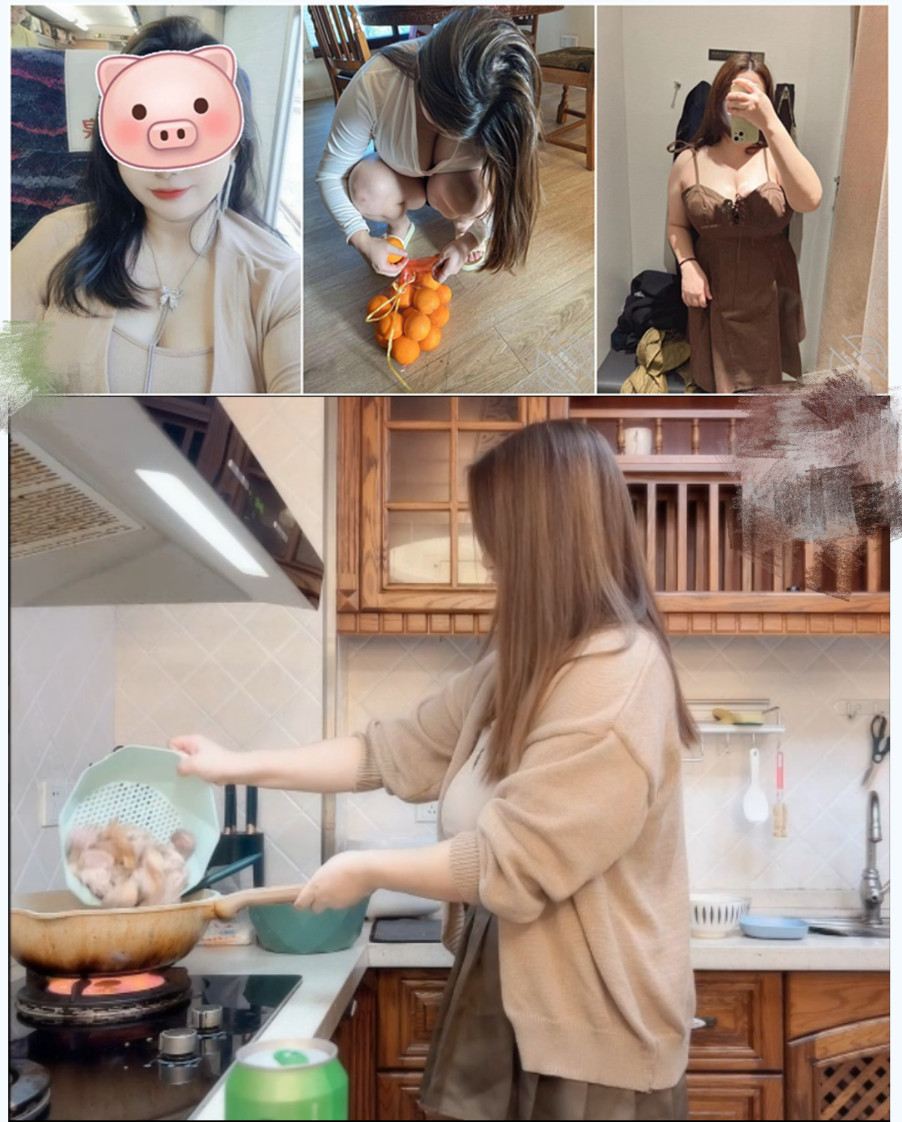 姐弟乱伦大神丰乳肥臀的姐姐 爸妈不在家跟姐姐肆无忌惮的做爱从厨房做到卧室炮火响了一夜精液射她逼毛