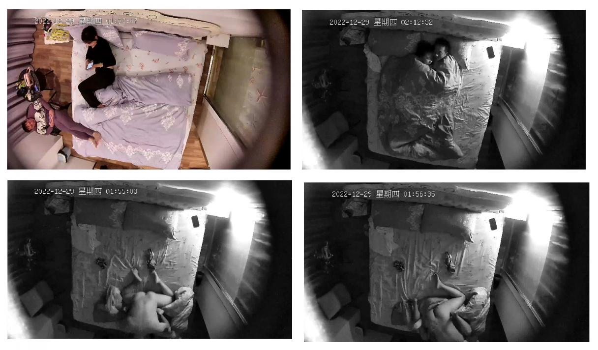 最新流出安防酒店摄像头偷拍❤️情侣上演全武行 男的靠强J来平息