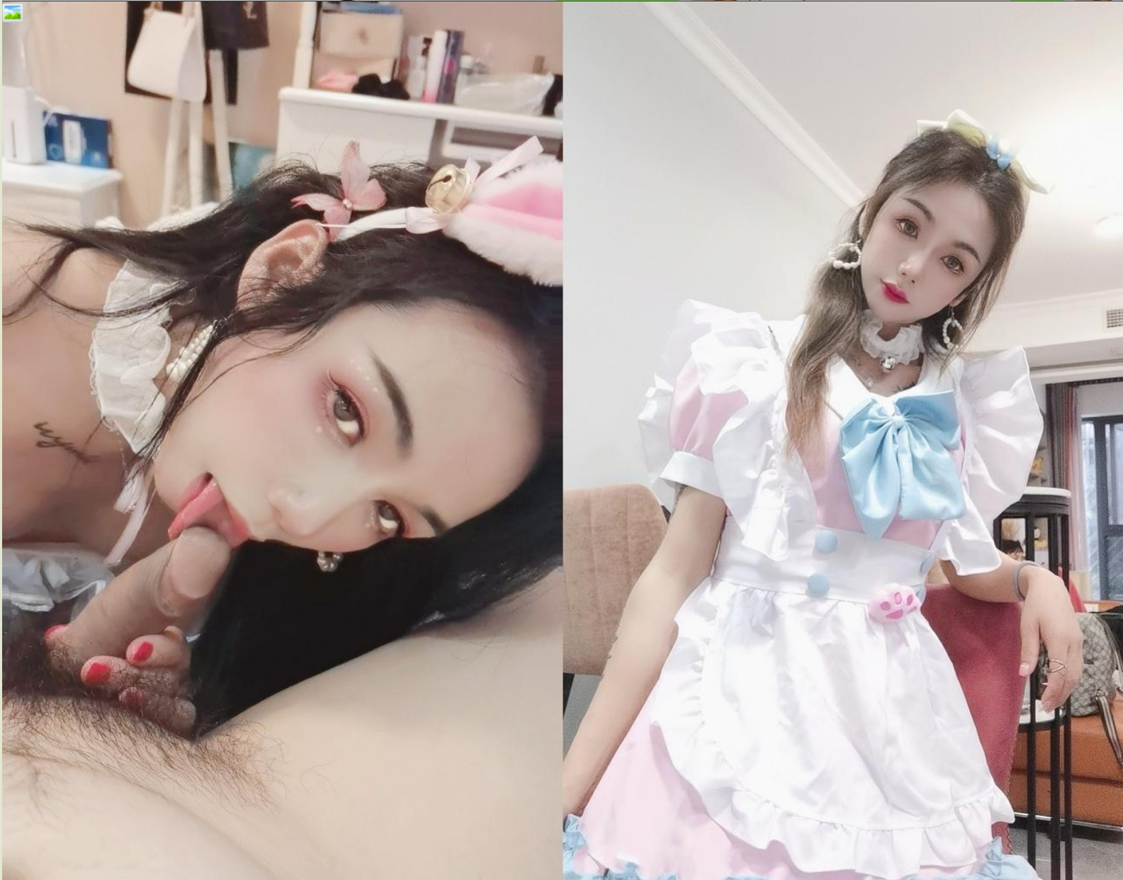 极品身材颜值巅峰！长沙超骚外围T娘【心月】同闺蜜私拍，雌雄难辨疯狂乱交群交，有攻有守场面混乱