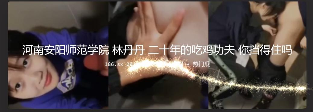 河南安阳师范学院 林丹丹 二十年的吃鸡功夫 你挡得住吗