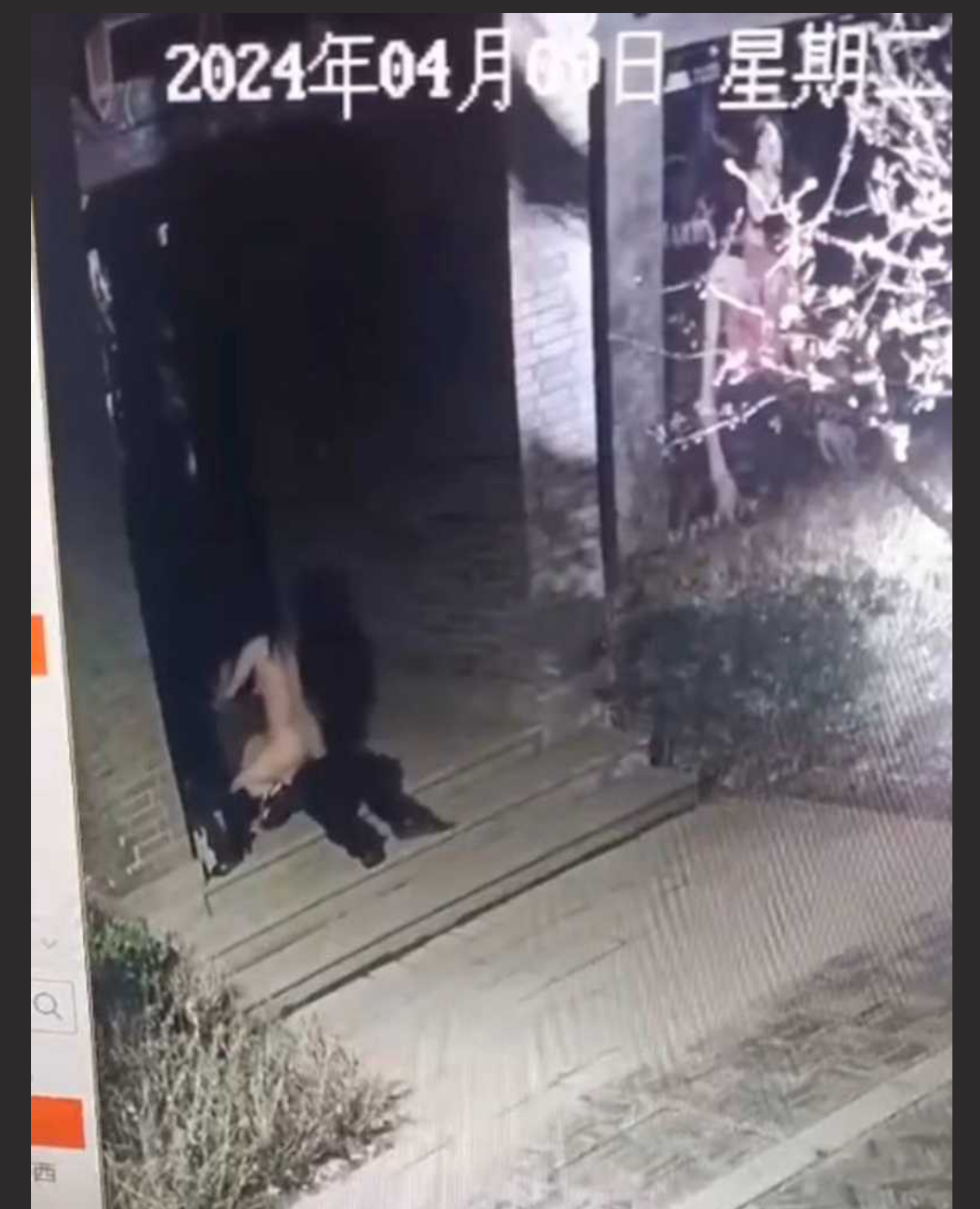 兰州老街监控门事件 大街上直接野战 8分35秒视频疯传！