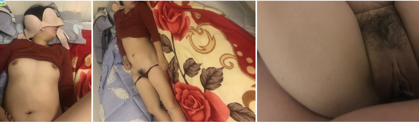 屌丝小叔子趁着哥哥出差下药迷玩❤️正在房间睡觉嫂子的骚逼