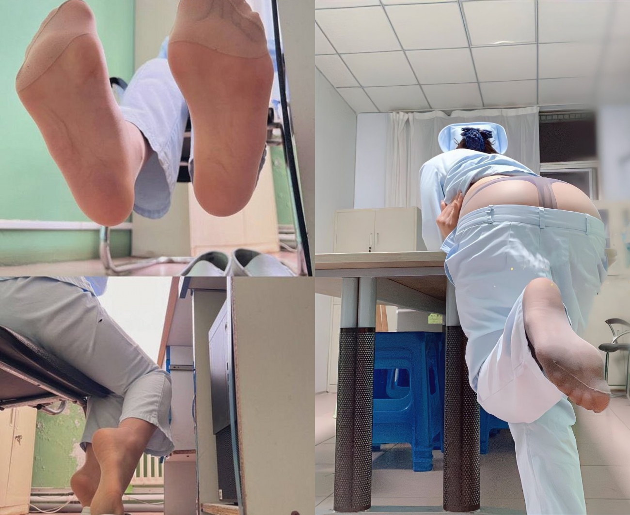 卫校毕业高颜大眼睛护士小姐姐 兼职外围私拍流出 线下约炮金主被调教啪啪长得好看身材无敌