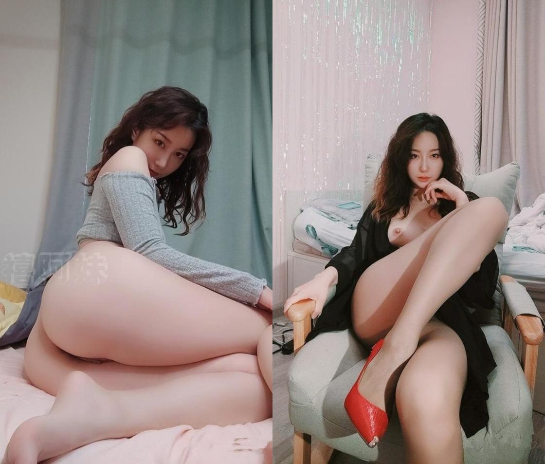 高颜气质网红女神【禧阿妹】私拍 表里不一极度反差 情趣紫薇3P肛交被炮友各种干