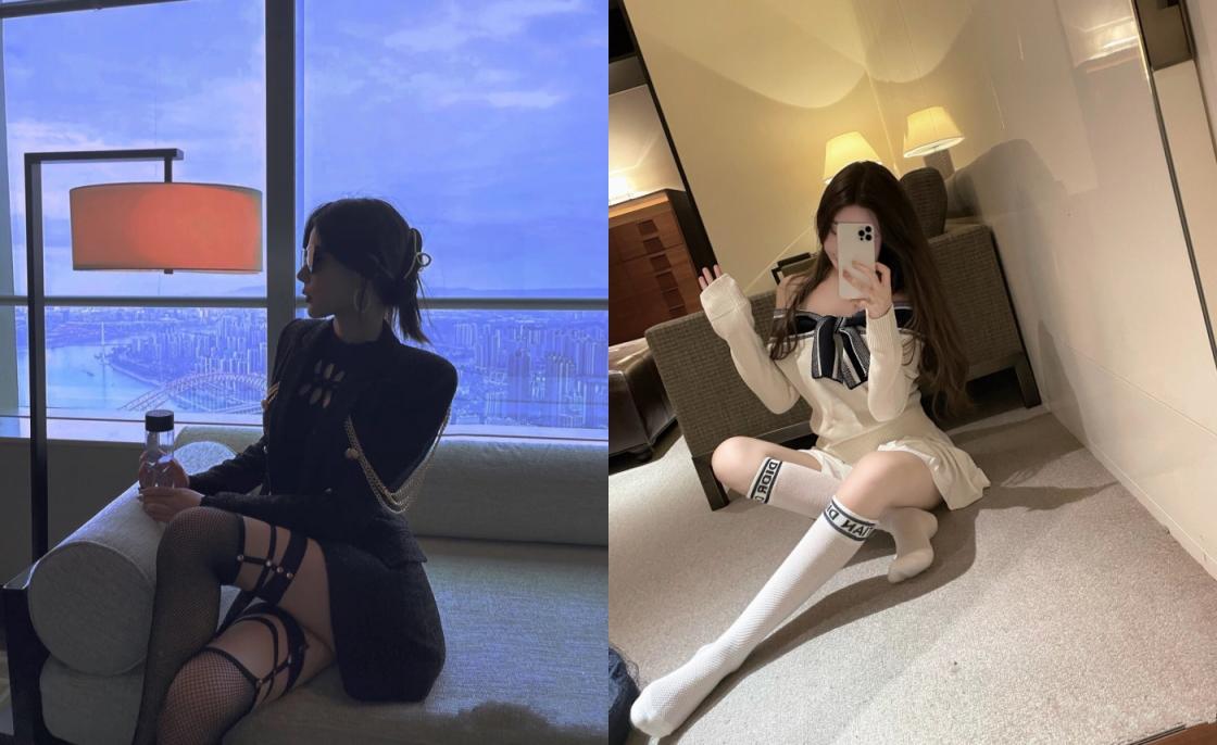 人生赢家京城有钱富少与他的两位极品模特身材骚母狗 一王两后调教户外露出排插，为了钱乖乖听话