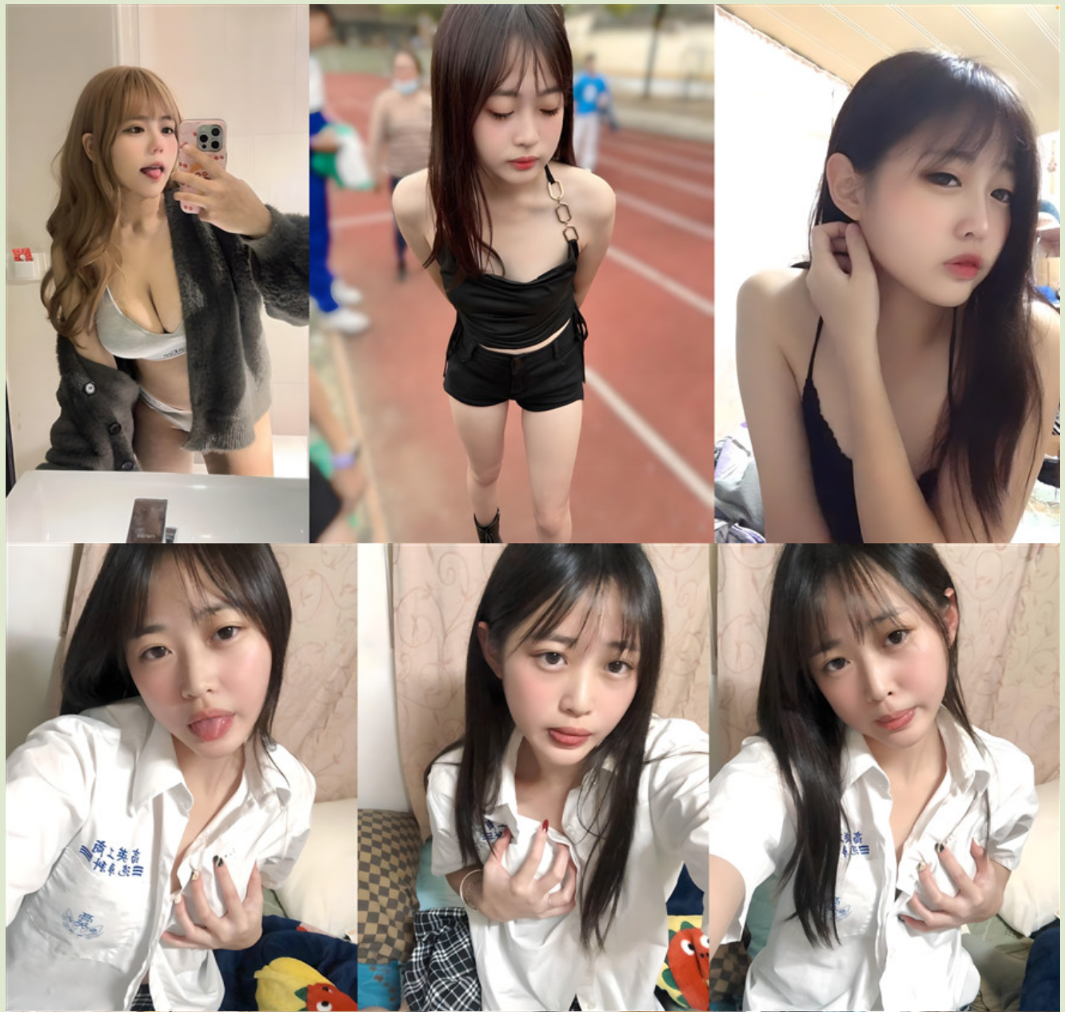 《台W情侣泄密》冒充经济人忽悠想当艺人的高中女生❤️拨开鲍鱼看看是否处女