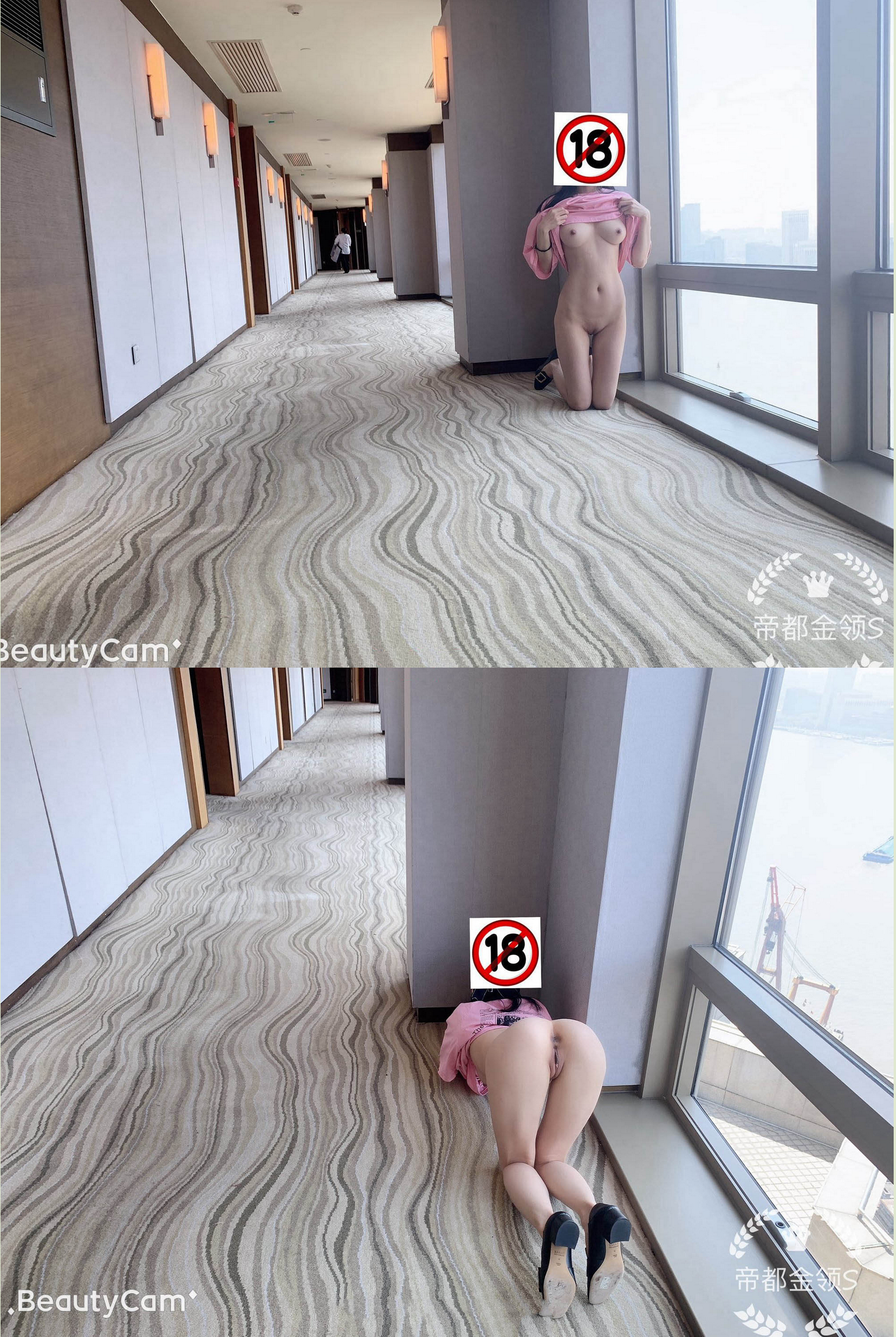 双飞姐妹花 商场露出 人前调教，别人眼里的女神在金主面前就是条小母狗