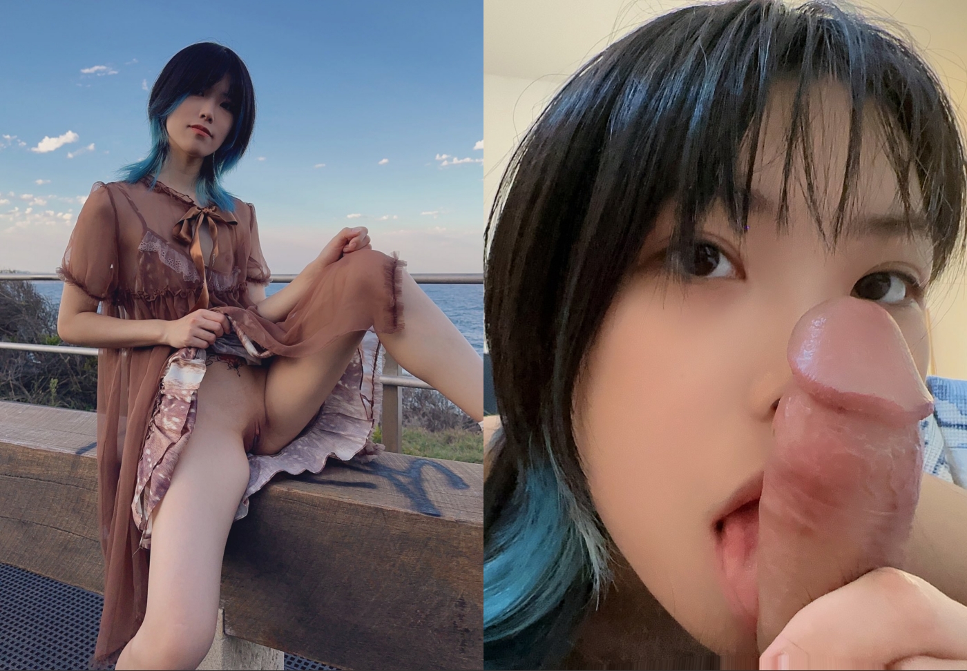 漂亮学生妹私下极度反差是个露出癖性瘾小母狗对主人忠贞不二喝尿野战露出各种刺激玩法