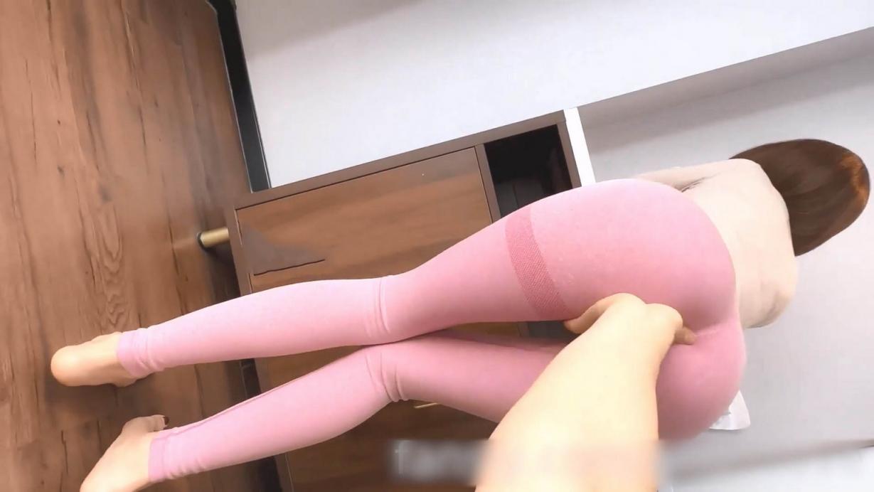 破女神瑜伽裤 暴力后入翘臀，美腿尤物翘起美臀跪地口交！后入第一人称骑操女神极品蜜桃小丰臀特写！