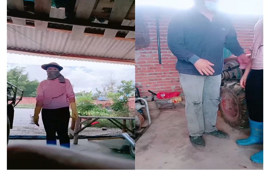 牛人大哥乡下猎艳 勾搭菜地里打Y的大婶 软磨硬泡迷糊中就被500块套路肏穴 缠绵肉体席地而Z