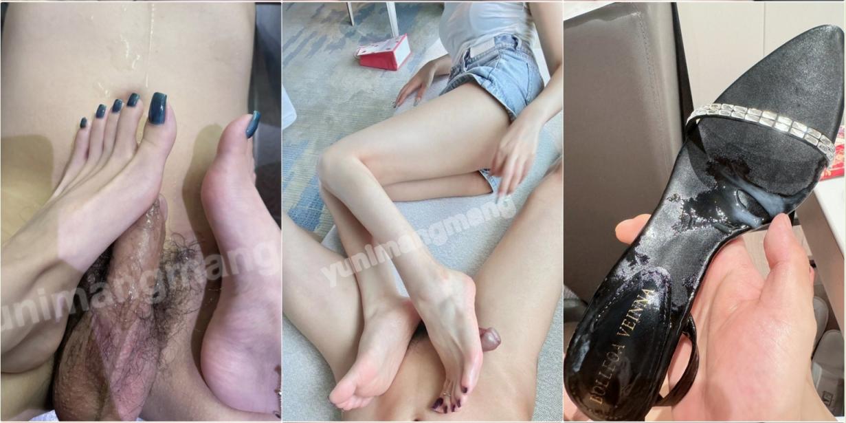 无情丝足榨汁姬女神『芋泥很忙』小哥哥又忍不住来泥泥脚下发骚了，脚趾夹着龟头不断挑逗摩擦你能坚持多久～