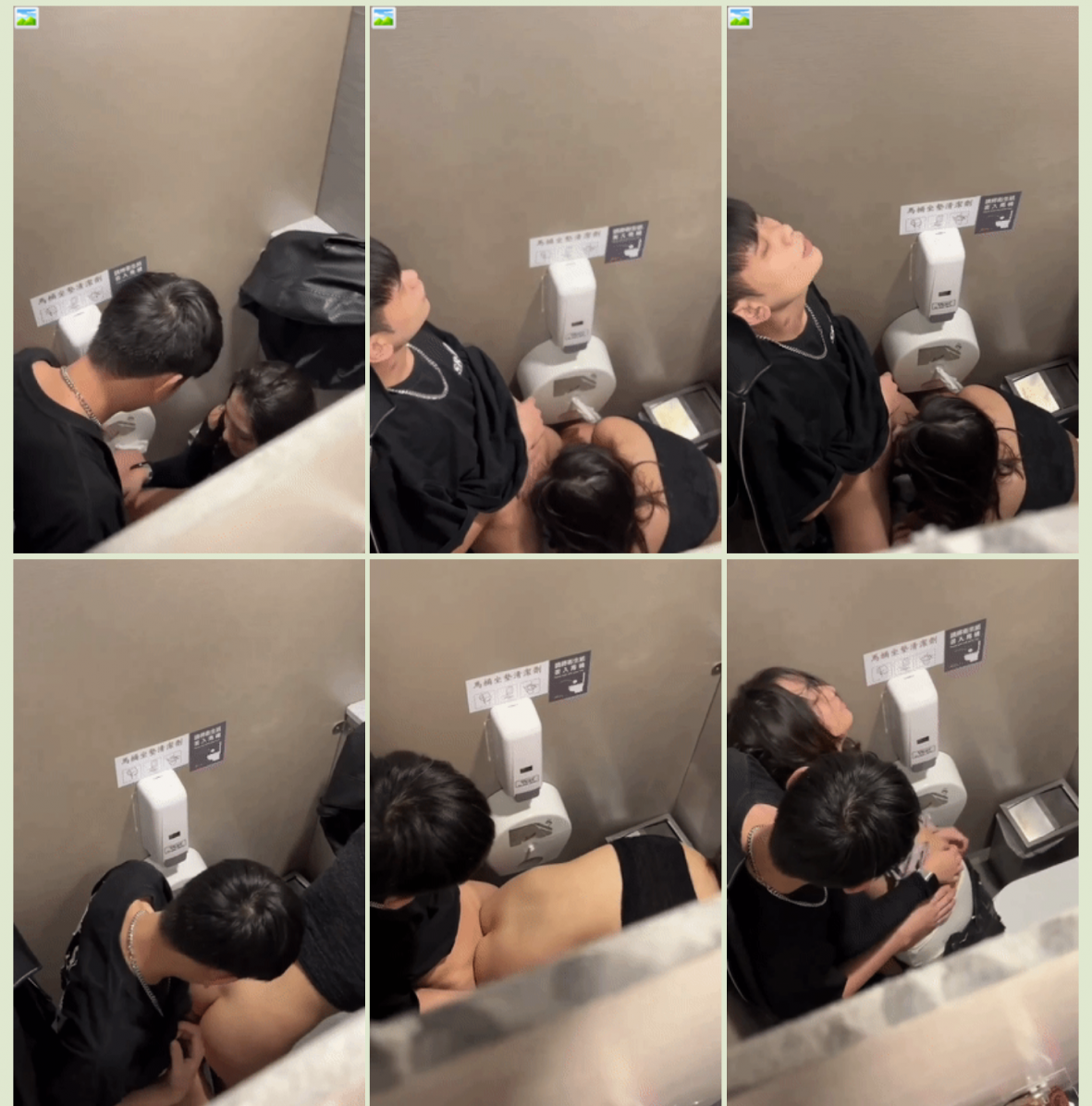 小美人微醺过后，与男友急不可耐在厕所就艹了起来，太爽了，没几下就射了，简直就是个秒男呀！