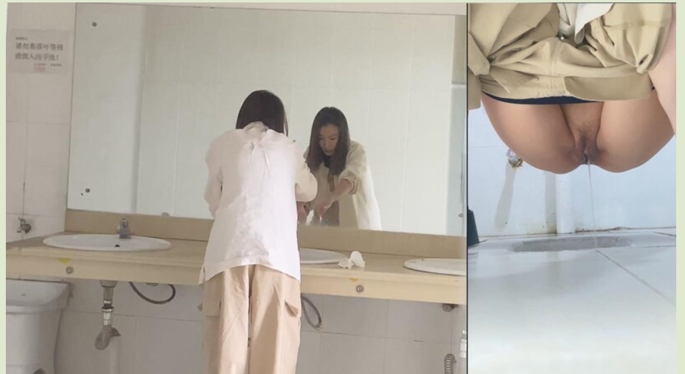 办公楼闯拍白衣少女嘘嘘完在洗手❤️微毛粉穴已被收入囊中
