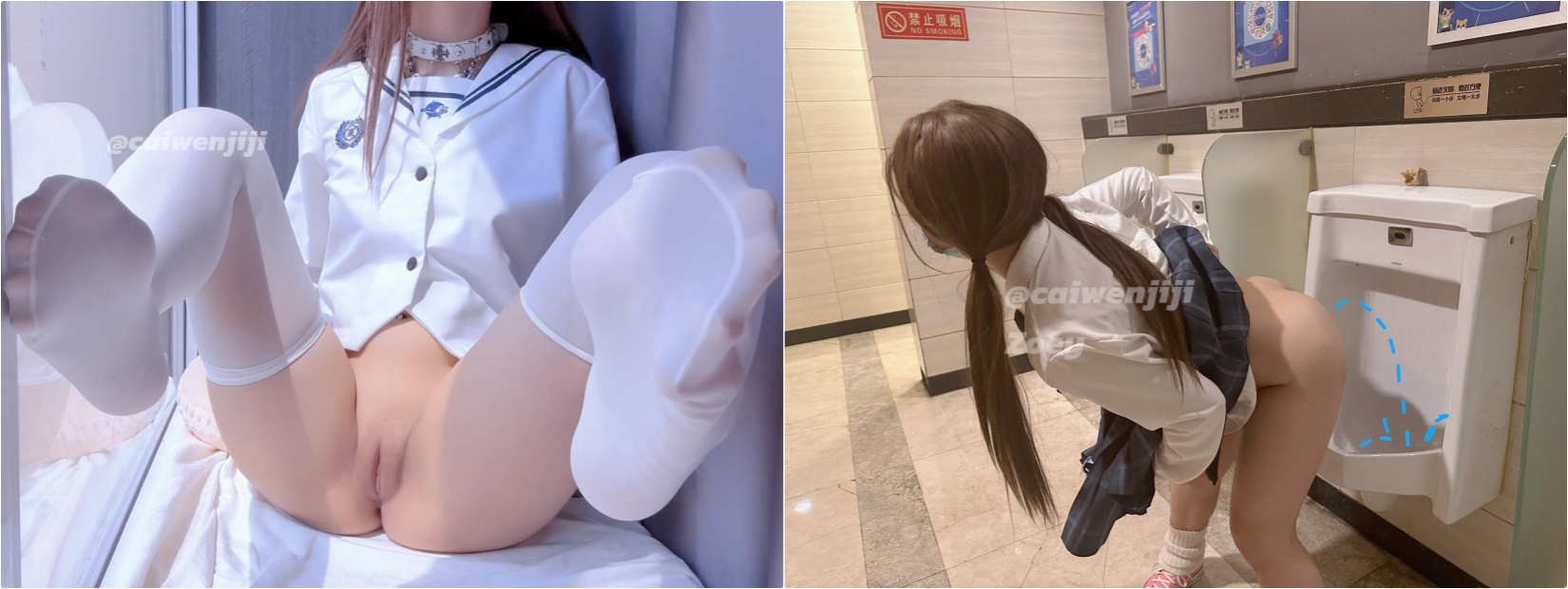 清纯反差小萝莉⚡跟主人偷偷在停车场做爱，不敢叫大声，小狗被后入，小狗的屁屁都是主人的巴掌印