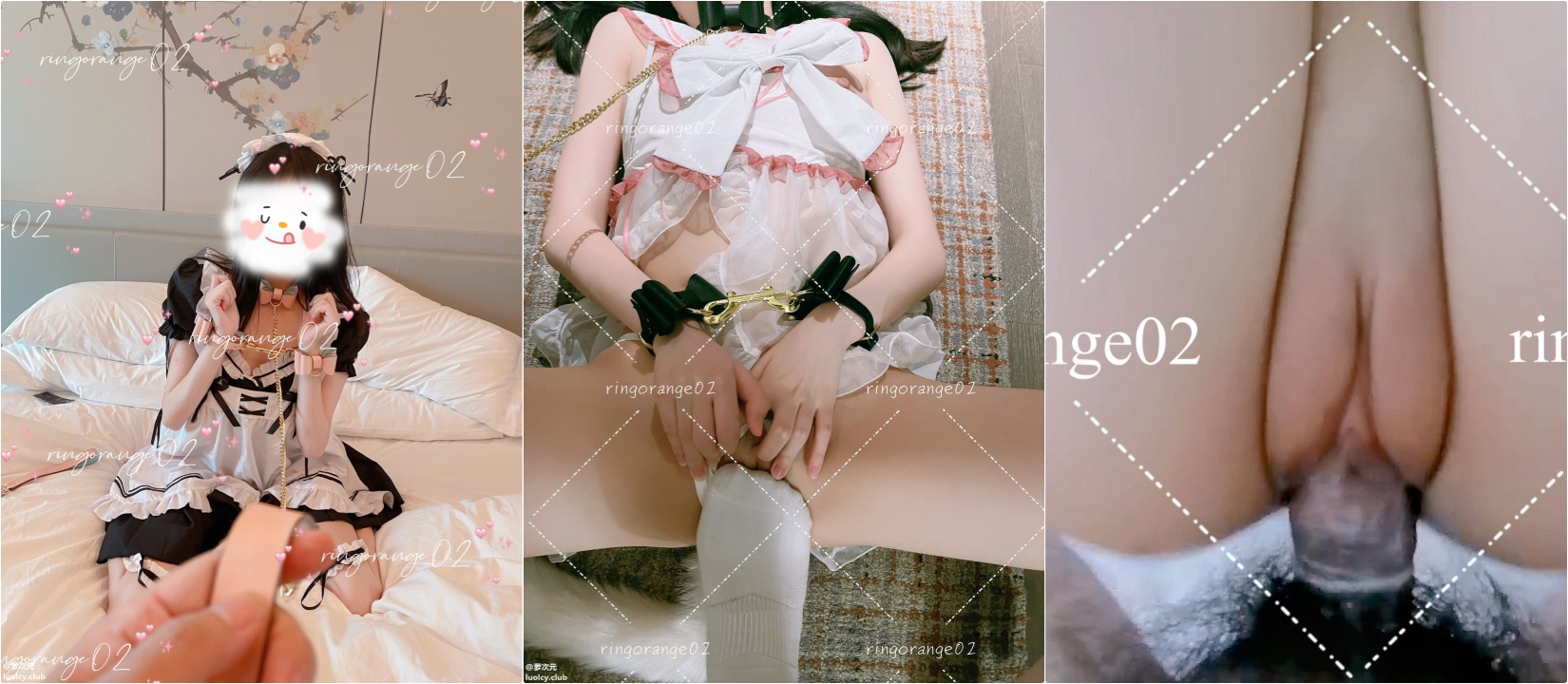 02年西安白虎嫩妹❤️极度反差，户外露出，大胆掰穴，被胖哥持续输出