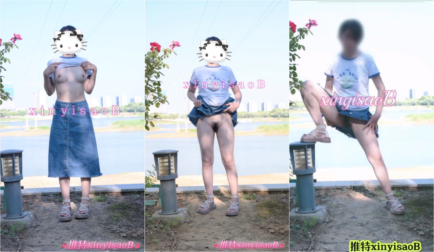 优雅气质反差人妻⚡紧张刺激露出尿尿，公园男厕所脱光露出撒尿，随时都有男人进来被发现的风险