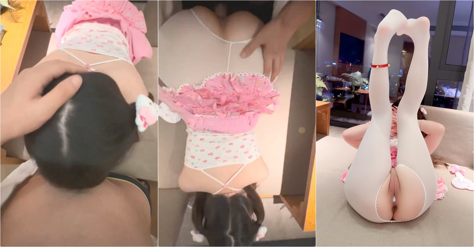 “被哥哥拽着双马尾后入了呜呜 大屁股全自动哦,看着面前的反光镜被后入了…好羞耻”⚡可爱清纯小母狗萝莉