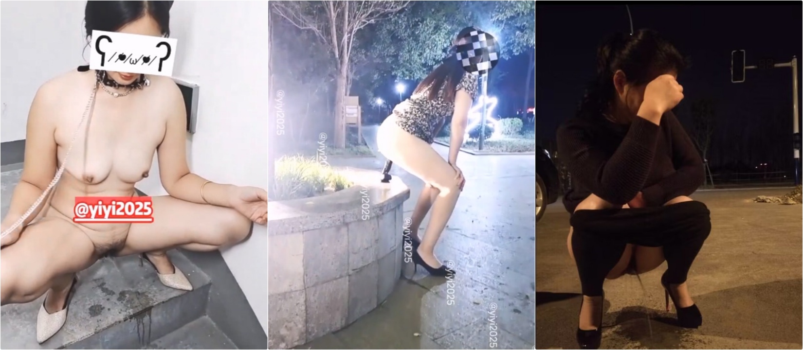 晚上喝酒回来的时候老婆憋坏了，走到路中间脱了裤子就尿尿 尿完还甩甩⚡顶级尤物御姐人妻淫乱盛宴