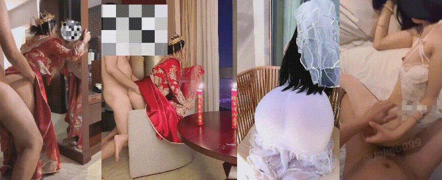 主人的专属萝莉玩物华丽婚纱淫靡新娘 结婚洞房花烛夜前穿婚纱卖力伺候主人,直接内射