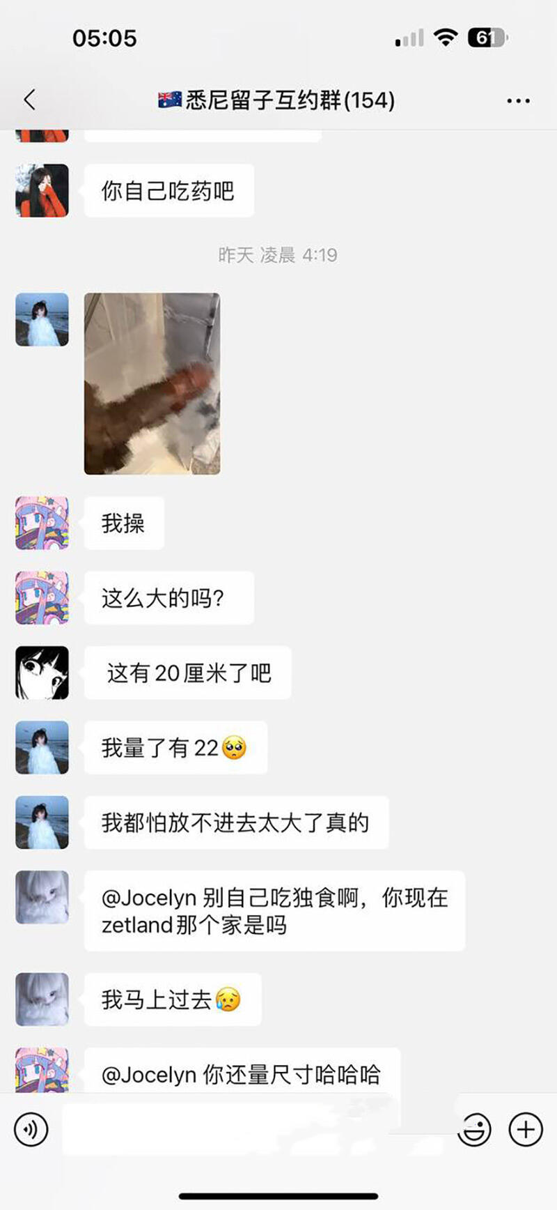 悉尼留学生小仙女勾搭黑人大屌 子宫都被捅穿 互约群聊天记录