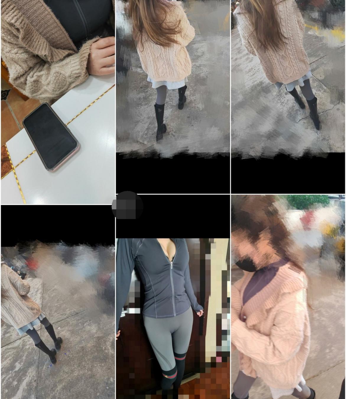 勾引美腿女老板做爱的经历，户外厕所插B