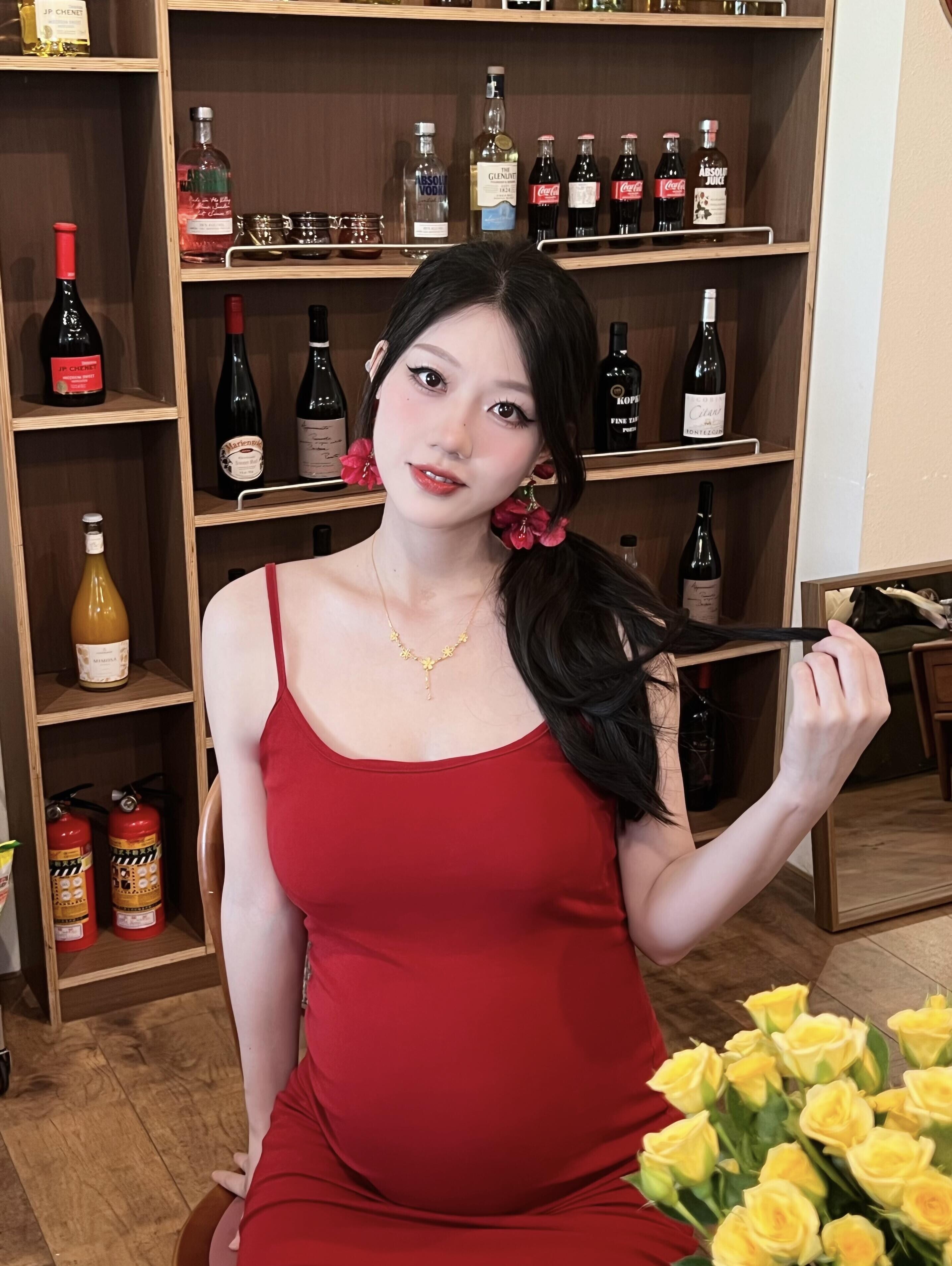 那些爱自拍的孕少妇们