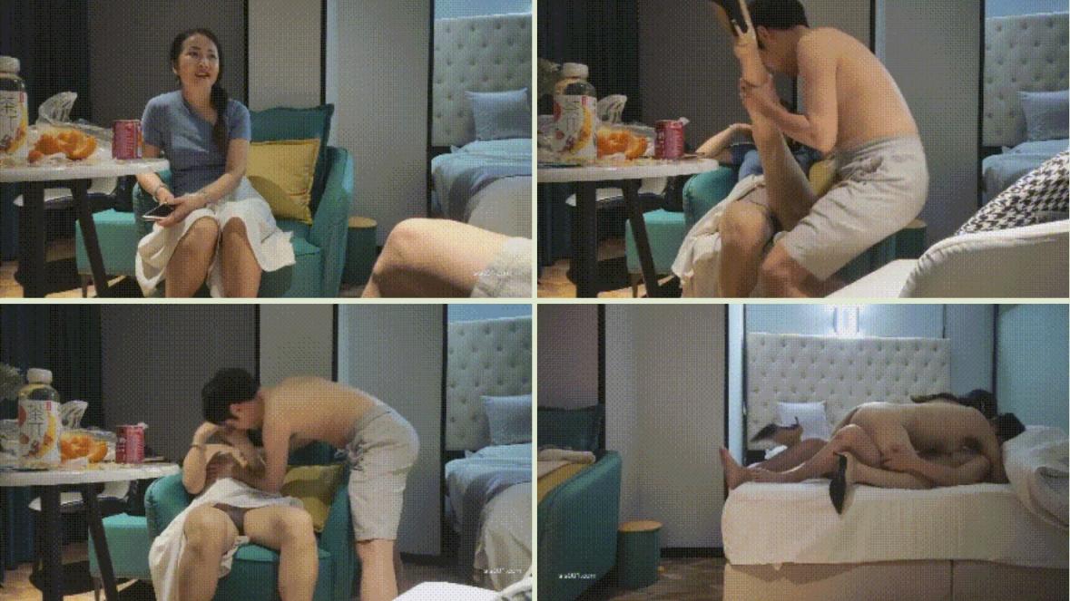 熟女大姐 年轻时肯定是个大美女 哎哟好大好长 风韵犹存深喉吃鸡被小哥抱着腿猛怼猛插 娇喘不停说太厉害