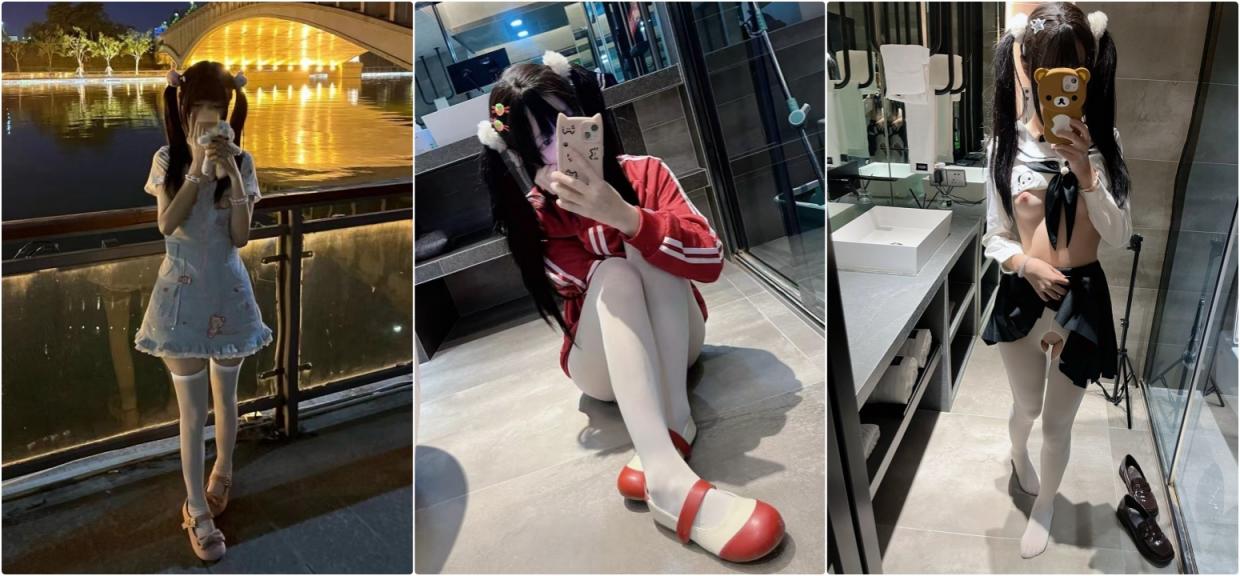 微重口反差萝莉嫩妹⚡第一次当着这么多人的面撒尿好羞涩 以后一定让爸爸抱起来尿尿