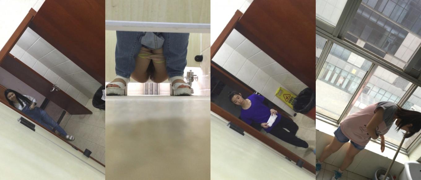 【精品厕拍】，大胆坑神藏身办公楼女厕，全方位偸拍多位少女少妇方便，拍脸又拍逼，太刺激了
