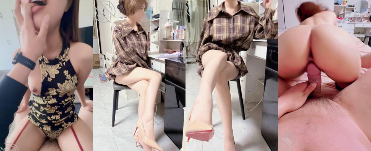 意外撞见姐夫在，待姐夫走后小皮鞭调教姐姐，把她操的淫水狂喷