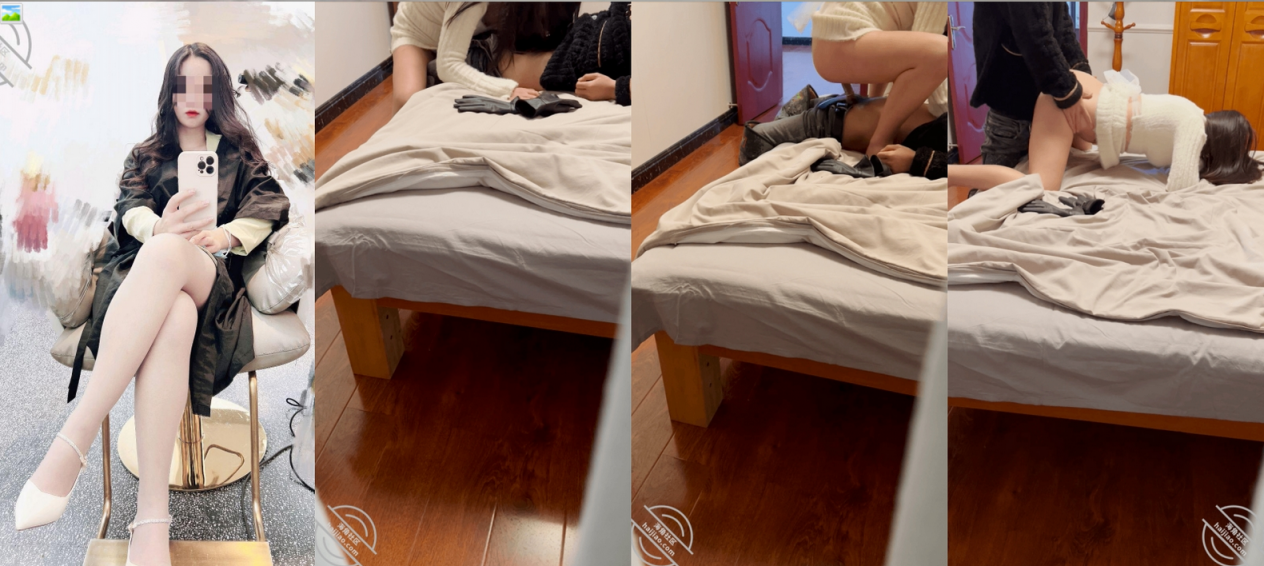 带老婆多人4P被灌醉，酒后发情被海友们扒光无套轮奸了