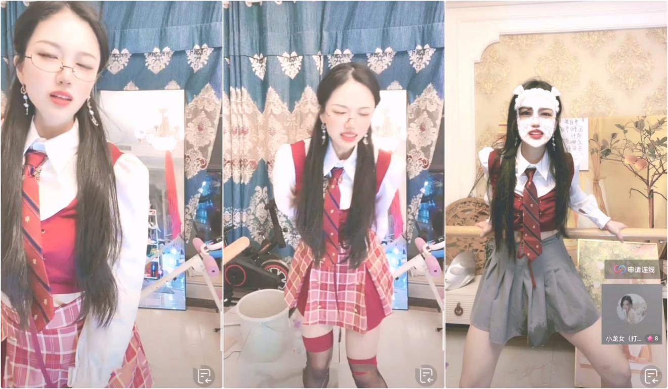 稀有玩法，穿着牛仔裤户外喷尿✅直播间上演喷泉，为什么她这么浪还这么多淫水！表面女神私下是喷水小淫娃！