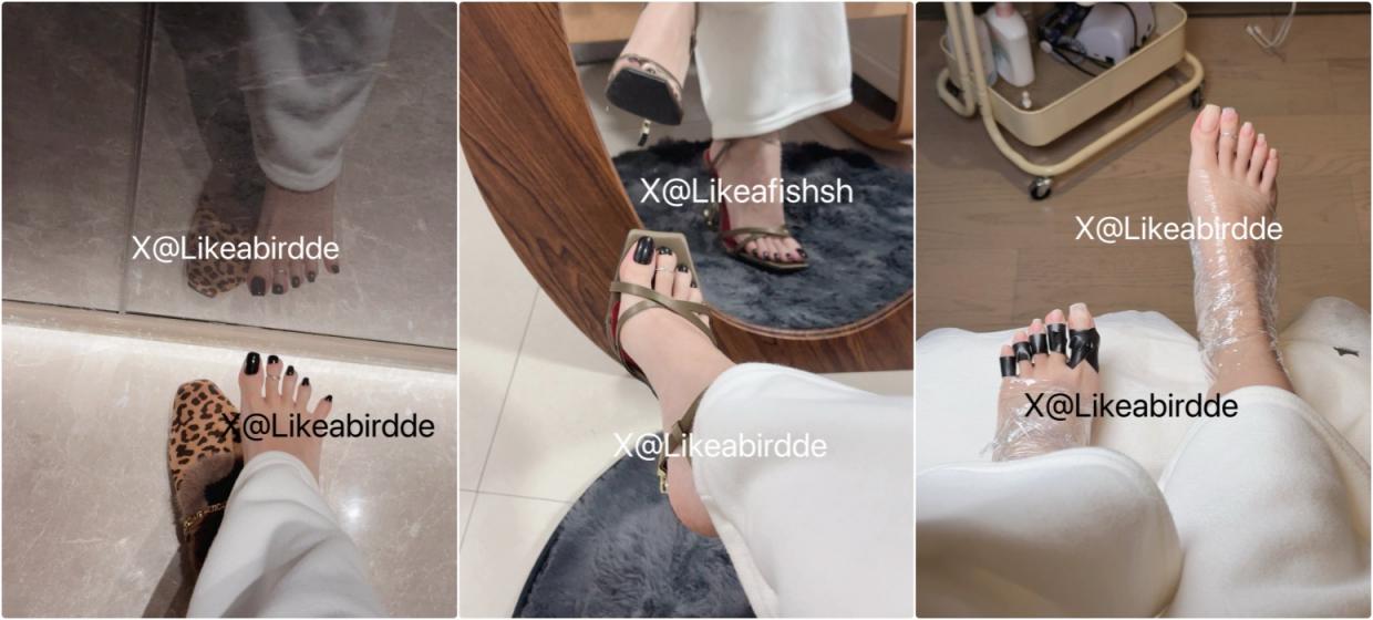 性感御姐女神『夏树深圳』玉足榨精，骚脚的足弓曲线插鸡的视角 弟弟梦寐以求的第一次都射给丝袜脚了