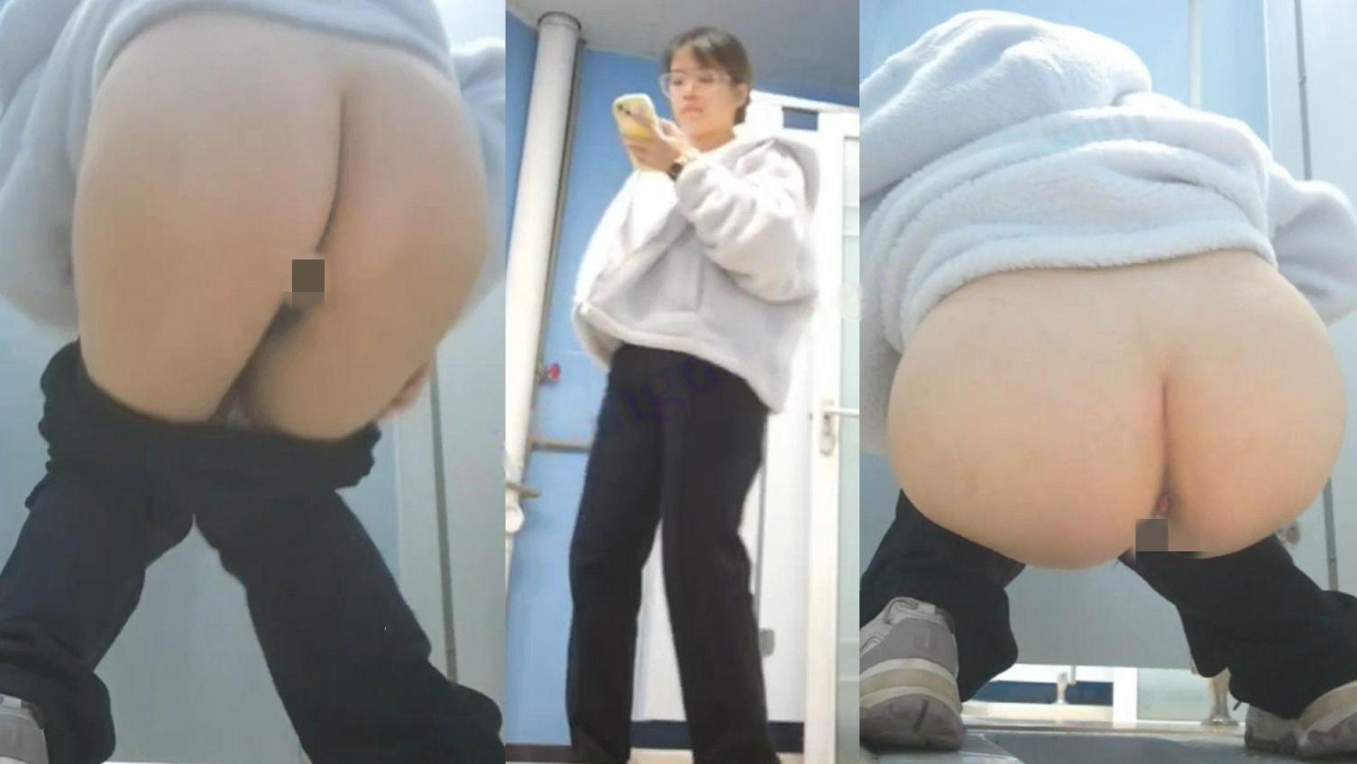 新流出❤️魔手外购新系列高校女厕后拍学妹尿尿其中两个妹子逼毛特别黑