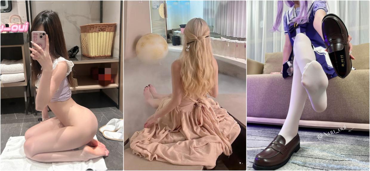 “啊～我想射了 我可以射在穹妹的黑丝脚上吗”✅清纯小可爱『uui』黑丝嫩脚丫摩擦龟头【丝袜足交】