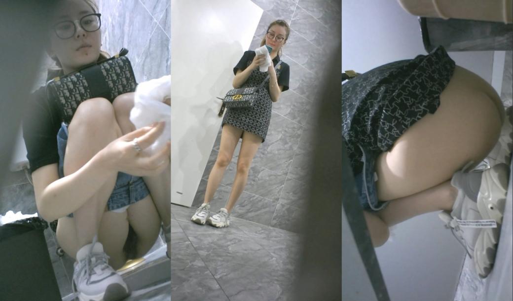 国内某潮牌服装城大神藏匿女厕隔板缝中连续偸拍各种极品气质美女小姐姐方便☛能看脸又能赏逼