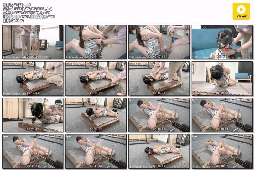 强制高潮调教涵涵绳艺捆绑合集✅SP开腿勒嘴束缚 阴道塞炮机全程淫叫 激发优雅人妻M属性 多种道具