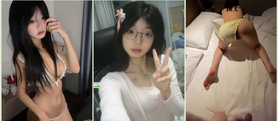 【门事件】 河北石家庄大一学妹❤️郑科洁❤️被校外黄毛拿下带到酒店后入爆操 黄色小内裤十分可爱！