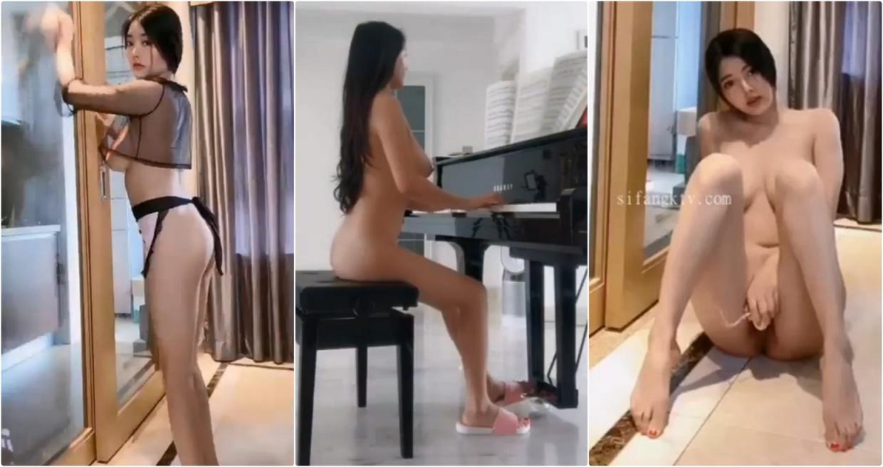 高颜大胸反差小骚货主动上位骑乘 紧致肥嫩肉鲍被操的骚叫不停，声音动听！