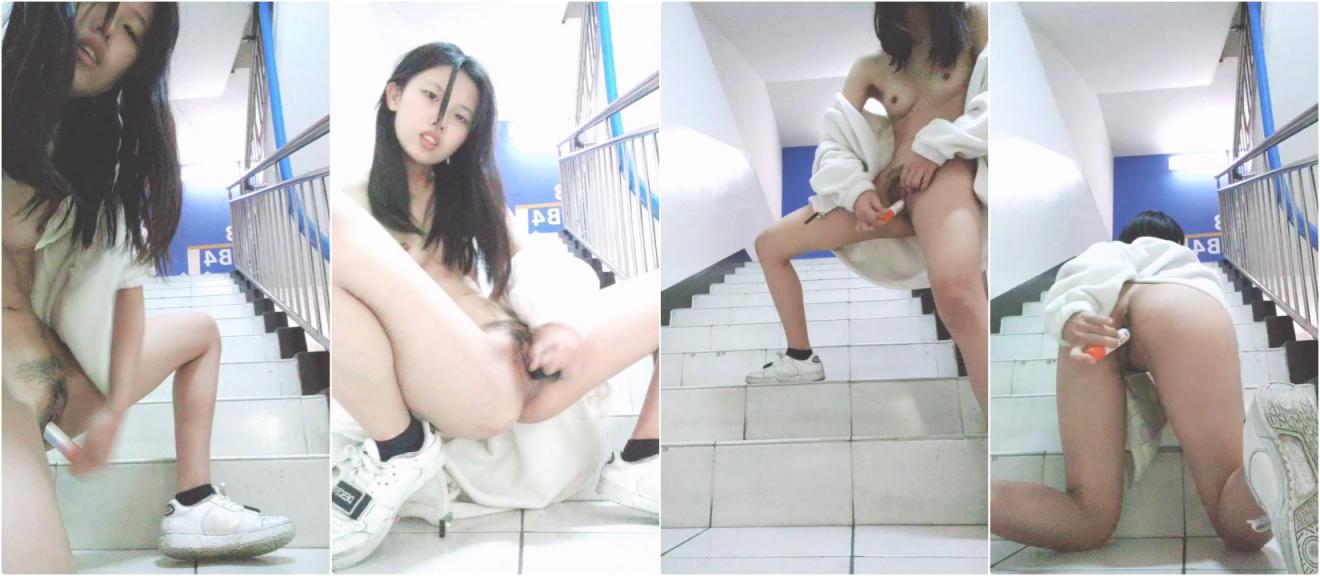 极品颜值 反差骚婊学生妹在楼梯 停车场抠逼自慰 酒店被金主各种姿势爆操，如玉般的身体酥到骨头里