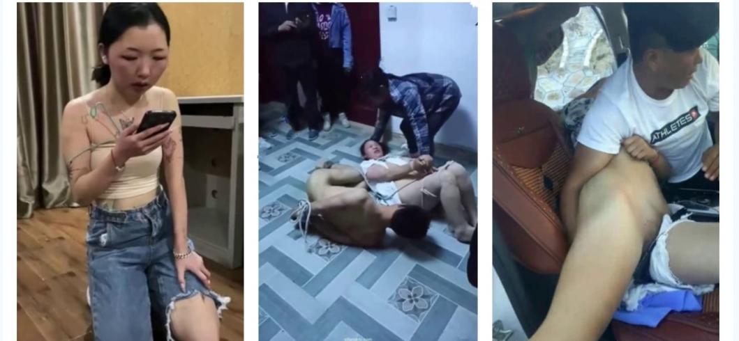 超高收藏价值！【抓J浸猪笼】广东男女偷情被抓浸猪笼事件暴打小三